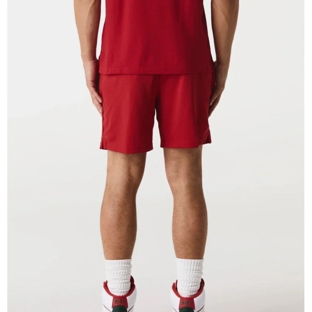 NIKE Air Jordan Dri-FIT Sport Mesh‎ Shorts Red Men's Size L *NEW* FN5816-687
